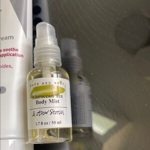 Bath and body Moroccan tea, body mist and other stories